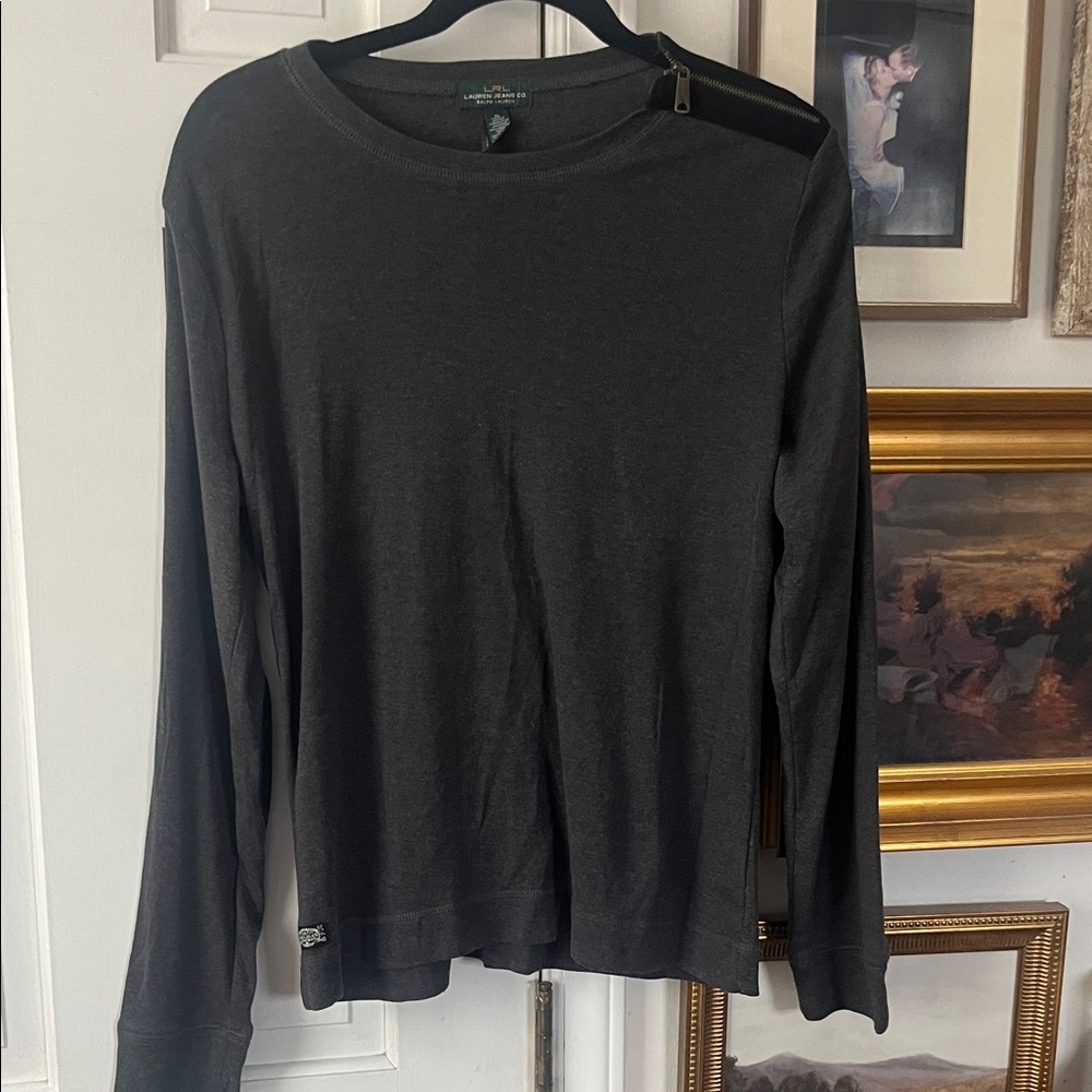 3/$12 Bundle and Save- Lauren Ralph Lauren Women’s Black Long Sleeve Tee